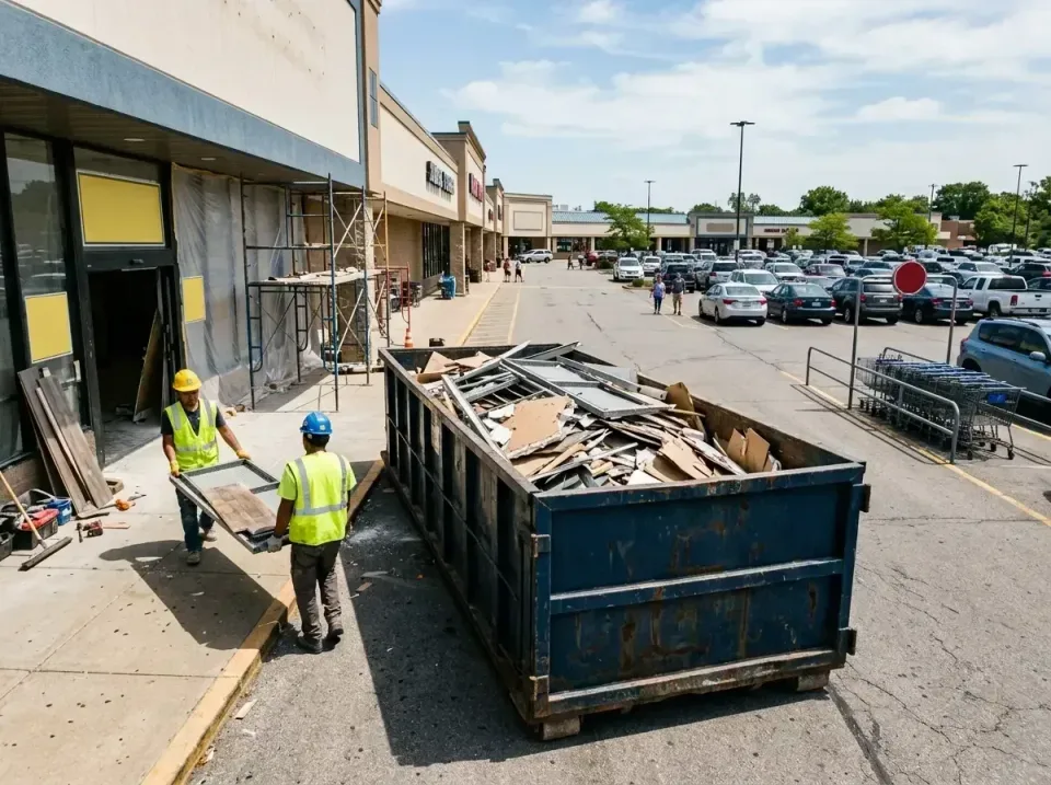 retail-store-renovation-debris-003 — frequently asked questions, Roll-off Dumpster Rentals in Melbourne Beach, FL